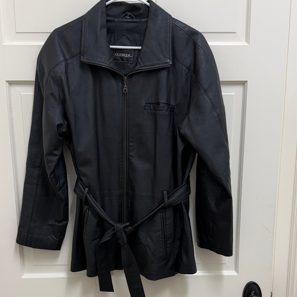 Outbrook Black Leather Women's Jacket